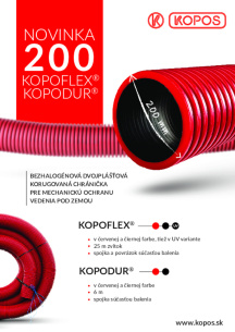 Novinka 200 - KOPOFLEX®, KOPODUR®