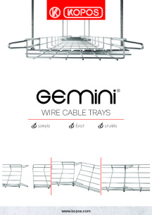 Wire Cable Trays GEMINI®